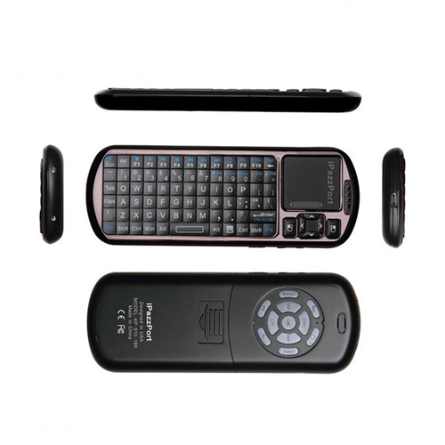 iPazzPort KP-810-18R 2.4GHz Wireless Keyboard + Touchpad + Laser Pointer + IR Remote Controller - Click Image to Close